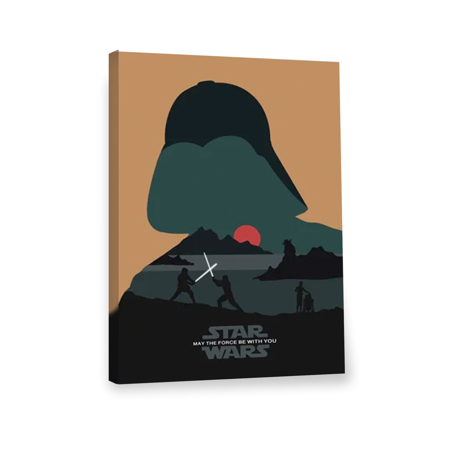 STAR WARS. Póster de película minimalista 160