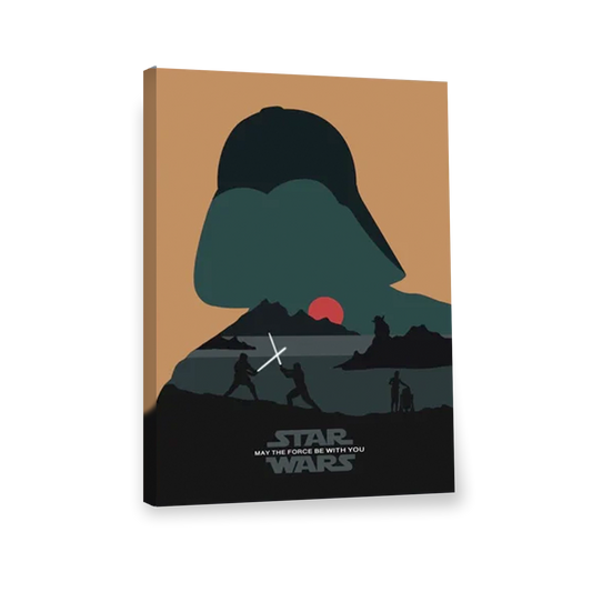 STAR WARS. Póster de película minimalista 160