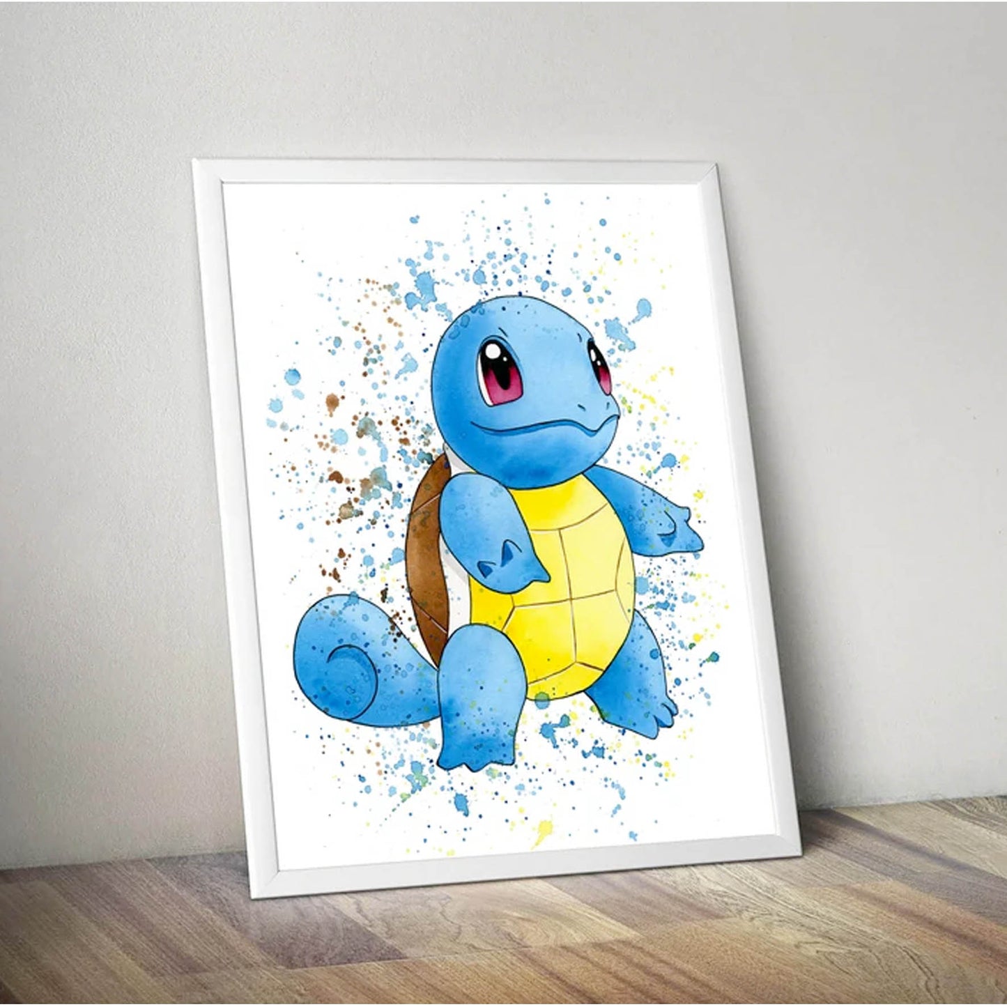 Pokemon arte de acuarela Squirtle 165