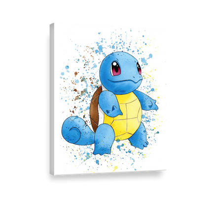 Pokemon arte de acuarela Squirtle 165