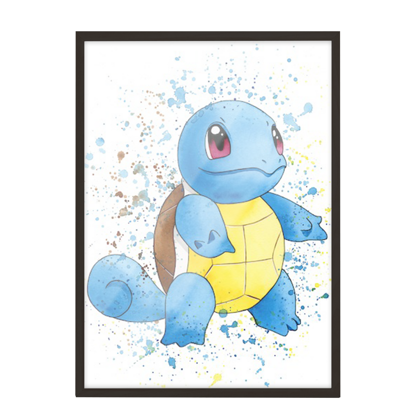 Pokemon arte de acuarela Squirtle 165