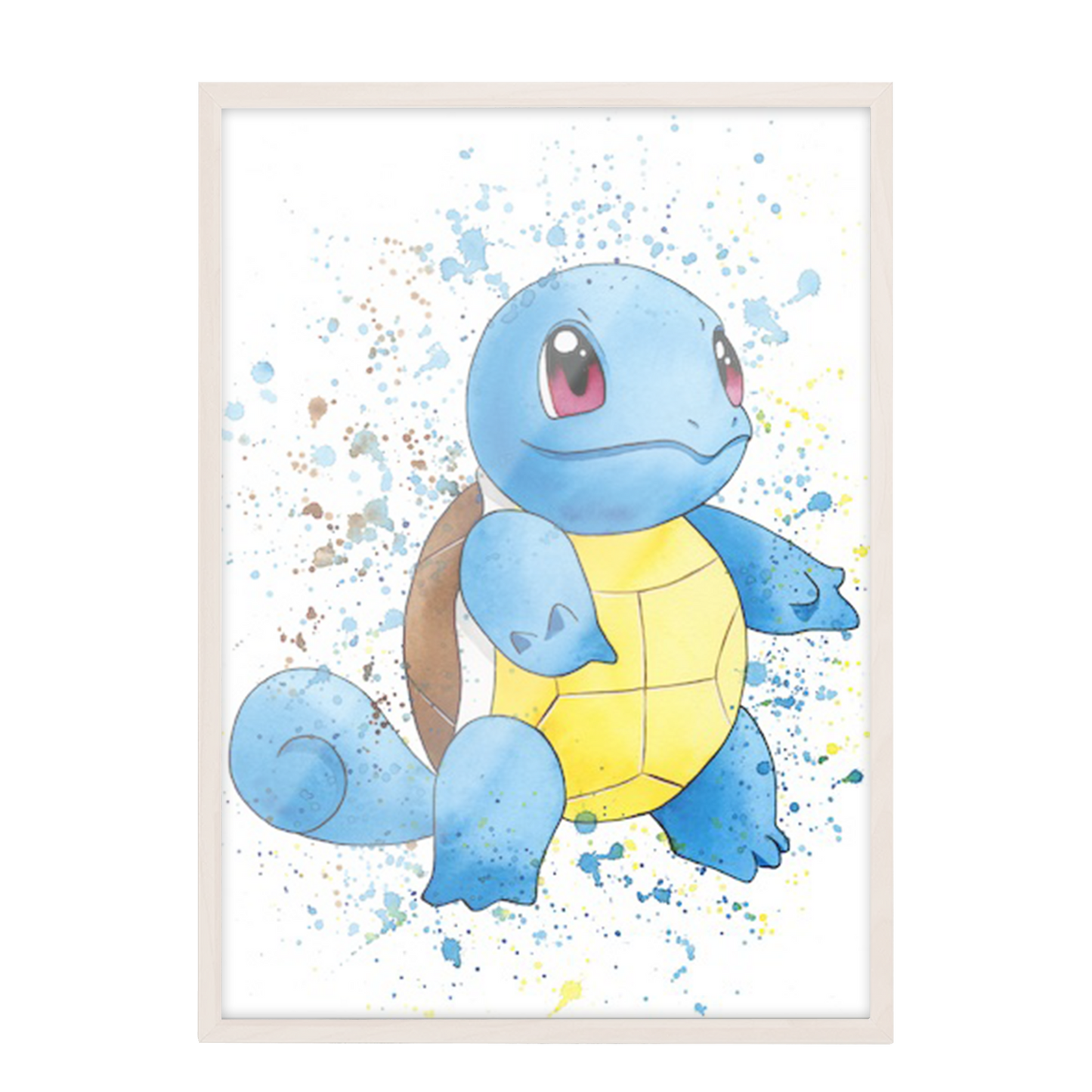 Pokemon arte de acuarela Squirtle 165