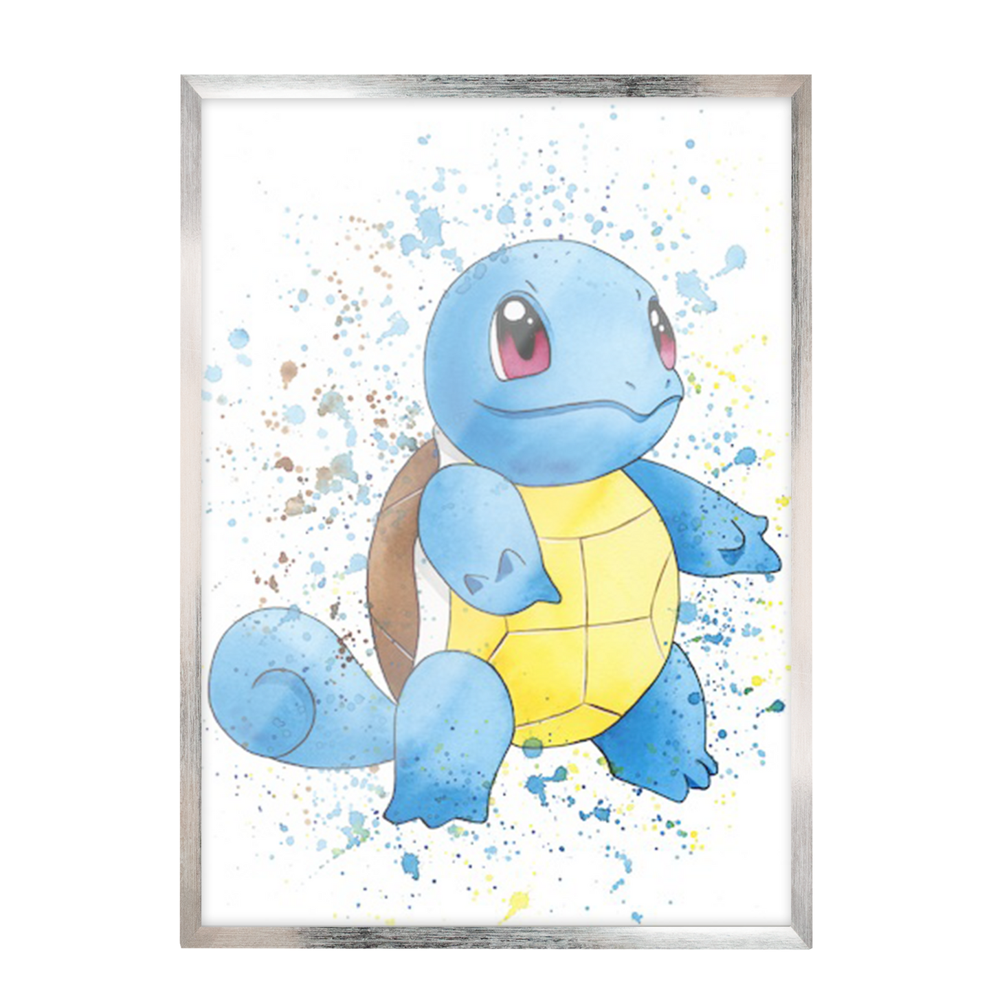 Pokemon arte de acuarela Squirtle 165