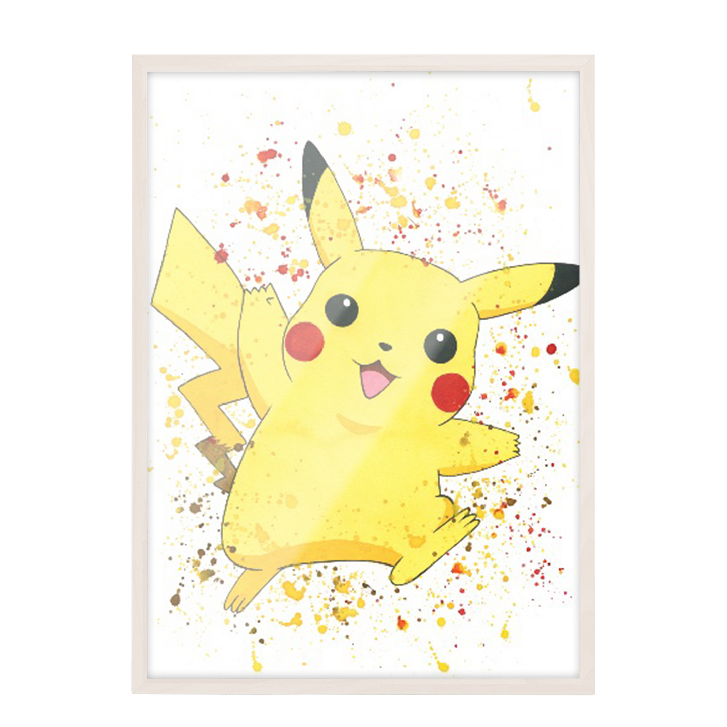 Pokemon arte de acuarela Pikachu 166