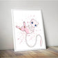 Pokemon arte de acuarela Mew 168