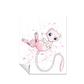 Pokemon arte de acuarela Mew 168