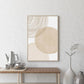 Decoración Boho, Arte Beige, Impresión abstracta 17