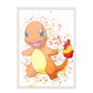 Pokemon arte de acuarela Charmander 170