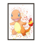 Pokemon arte de acuarela Charmander 170