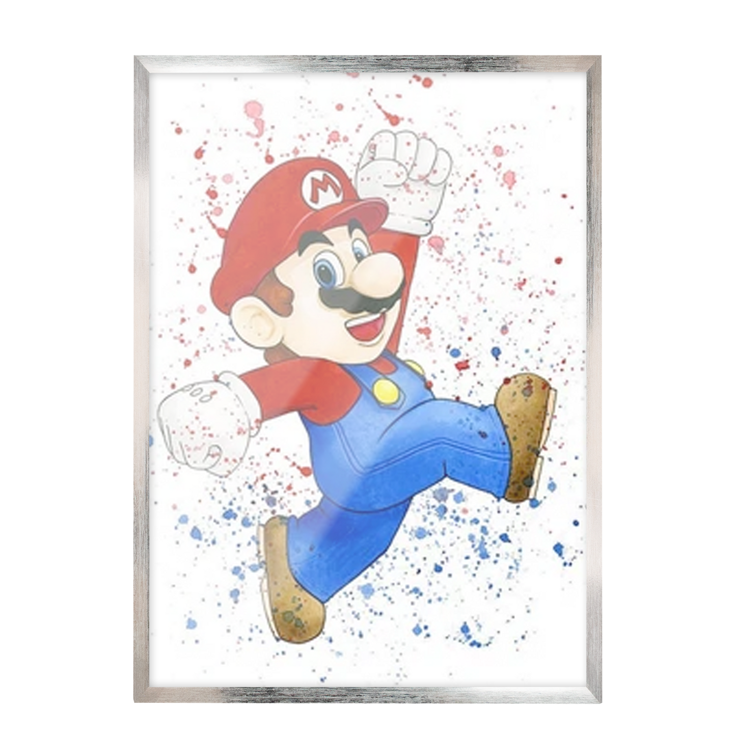 Super Mario Acuarela Mario 174