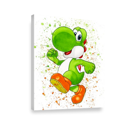 Super Mario Acuarela Yoshi 175