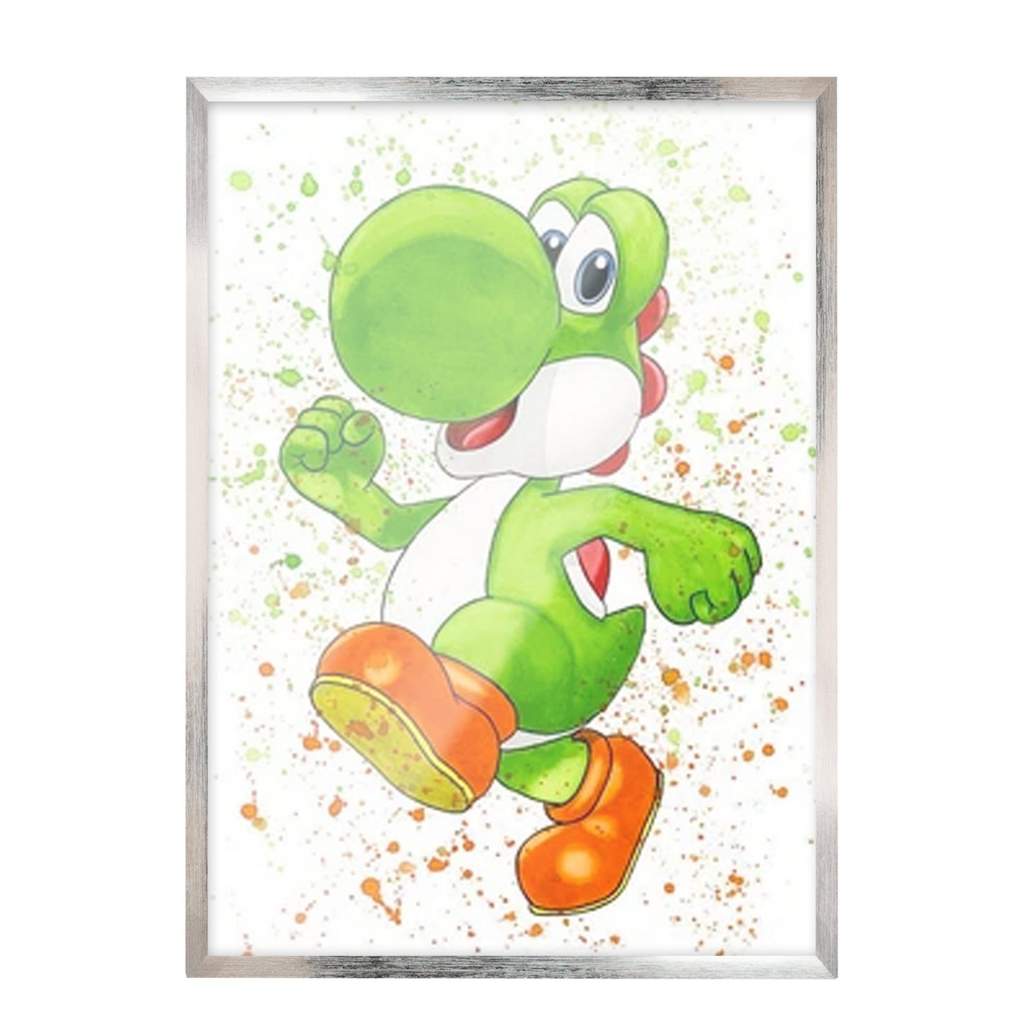 Super Mario Acuarela Yoshi 175