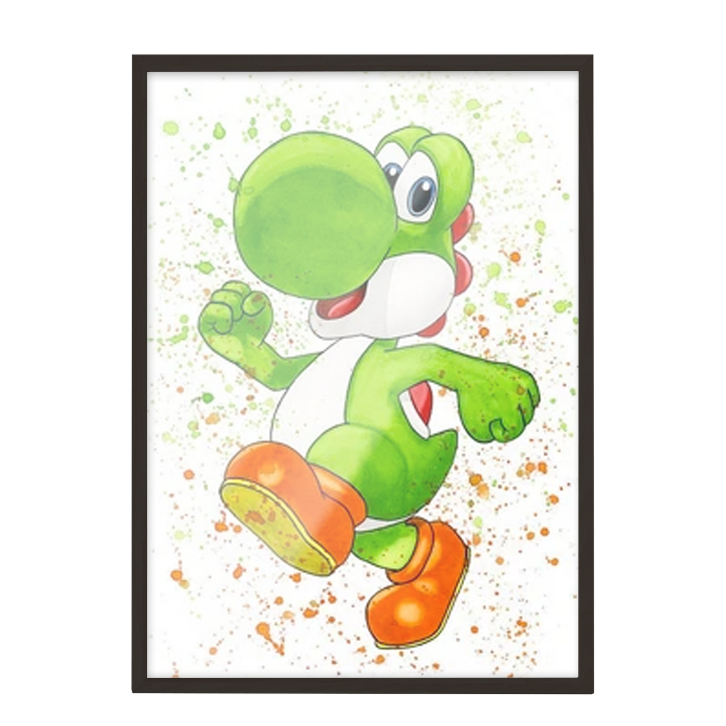 Super Mario Acuarela Yoshi 175