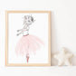Bellet pintura de niña decoración 179