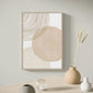Decoración Boho, Arte Beige, Impresión abstracta 17