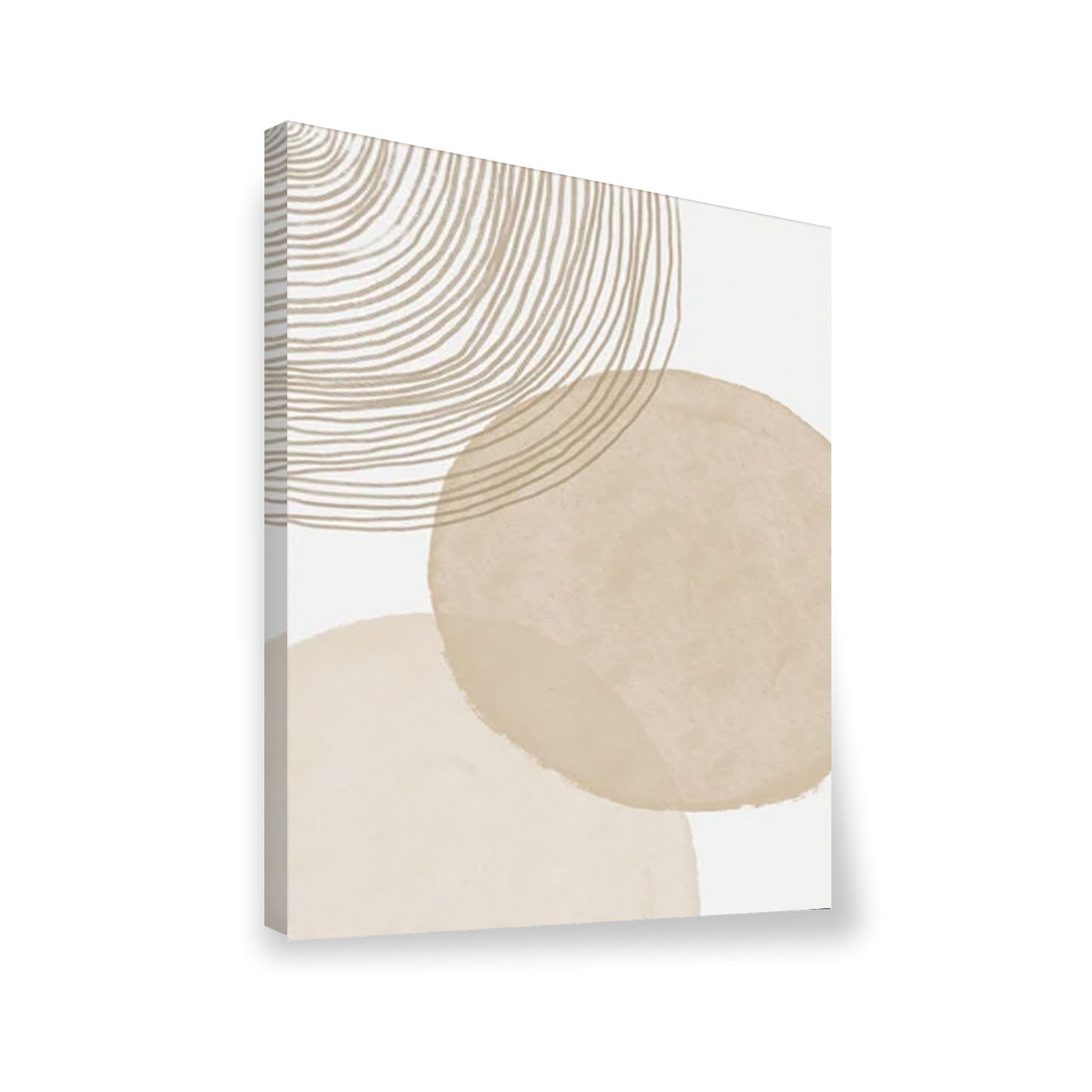 Decoración Boho, Arte Beige, Impresión abstracta 17