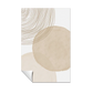 Decoración Boho, Arte Beige, Impresión abstracta 17