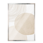 Decoración Boho, Arte Beige, Impresión abstracta 17