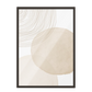 Decoración Boho, Arte Beige, Impresión abstracta 17