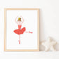 Bellet pintura de niña decoración 180