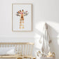 Animales Jirafa Flores decoración 184