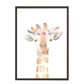 Animales Jirafa Flores decoración 184