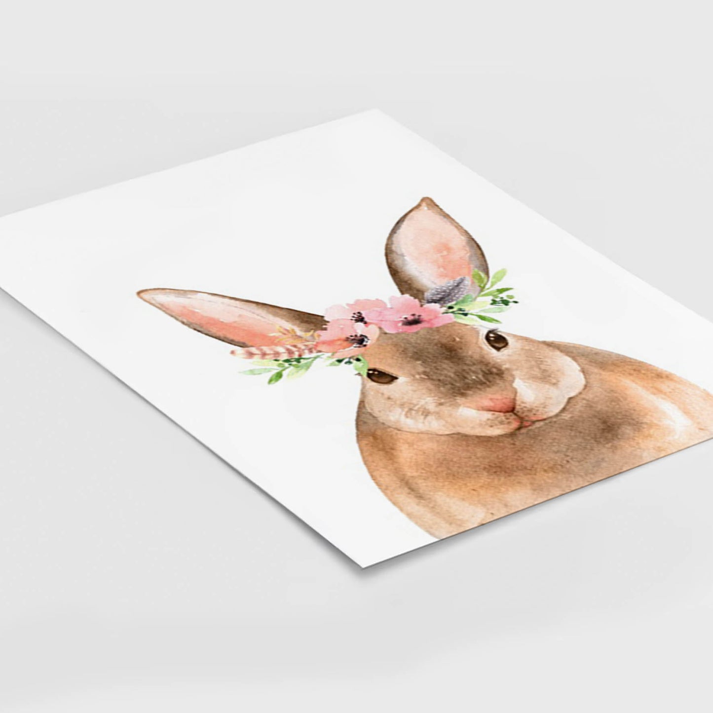 Animales Conejo Flores decoración 185