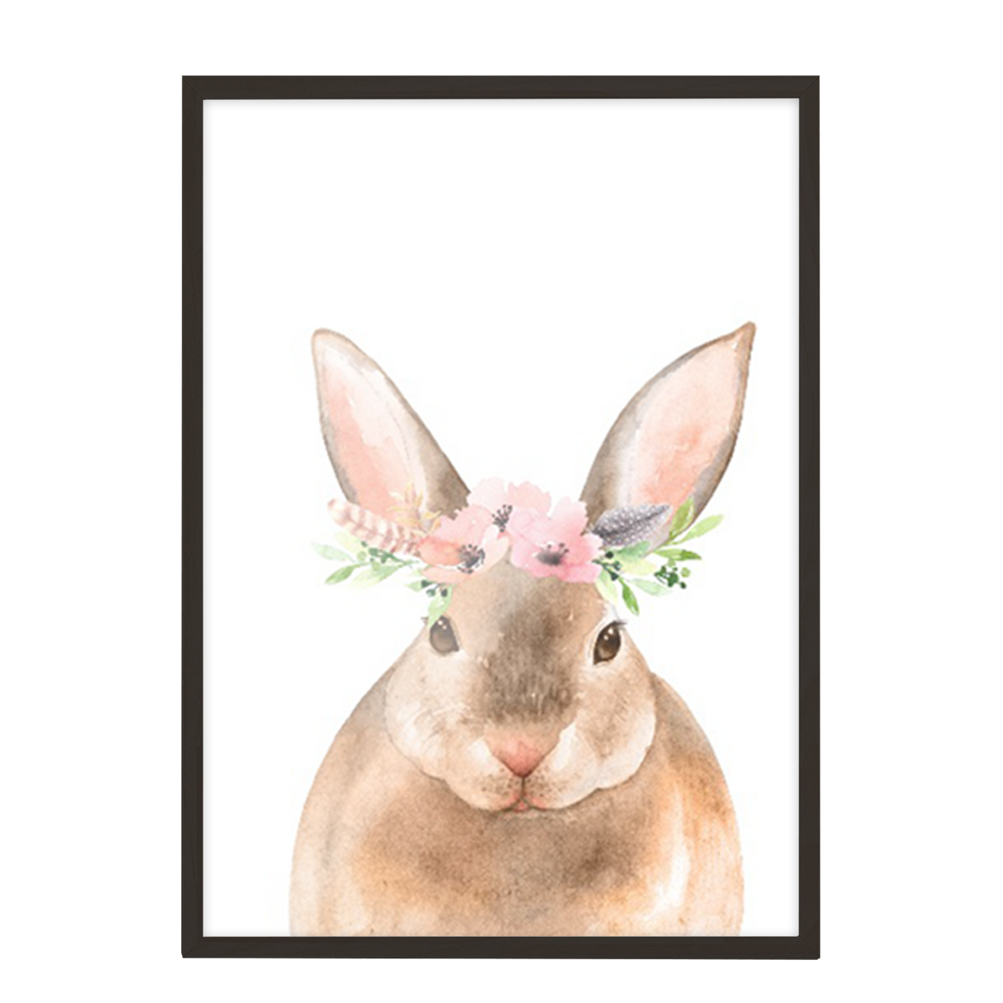 Animales Conejo Flores decoración 185
