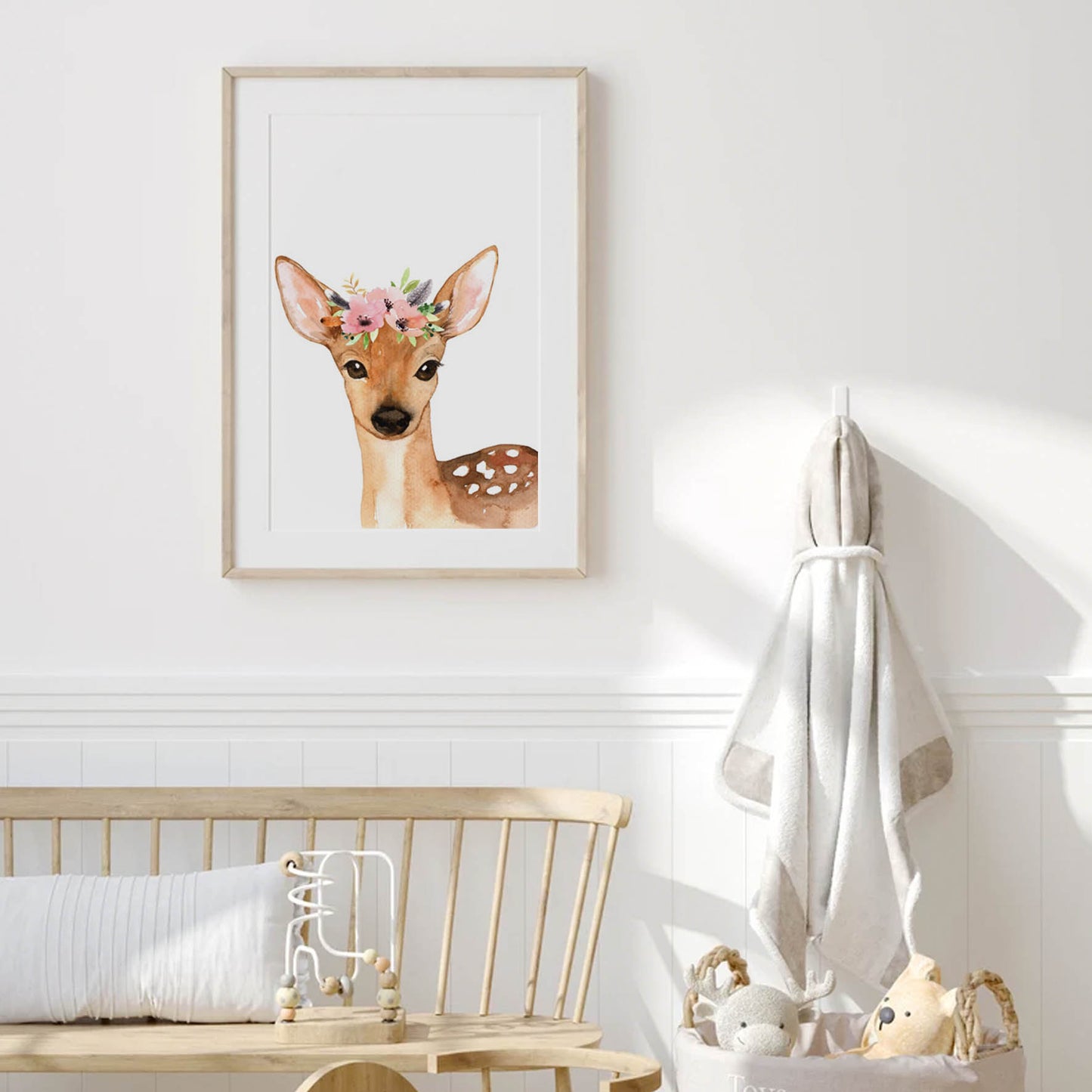 Animales Ciervo Flores decoración 187