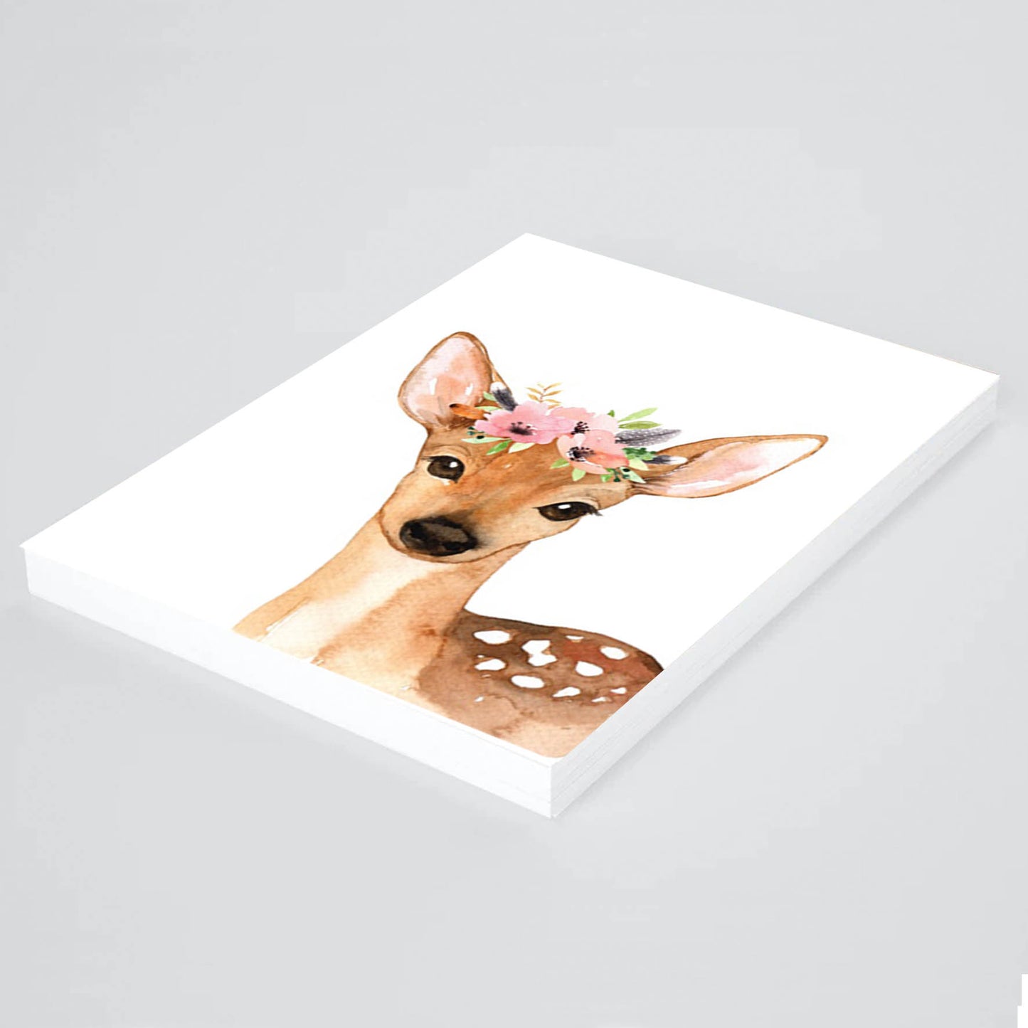 Animales Ciervo Flores decoración 187