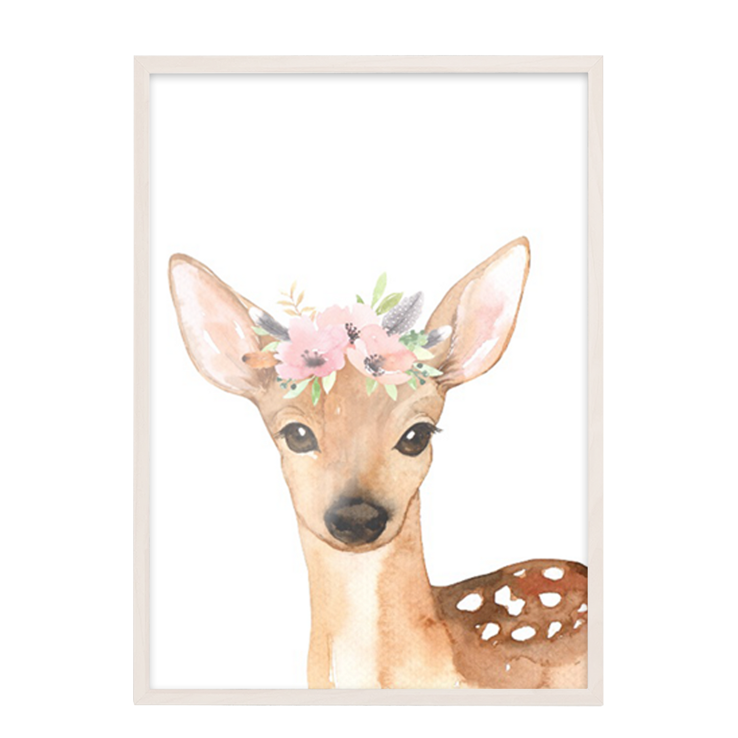 Animales Ciervo Flores decoración 187