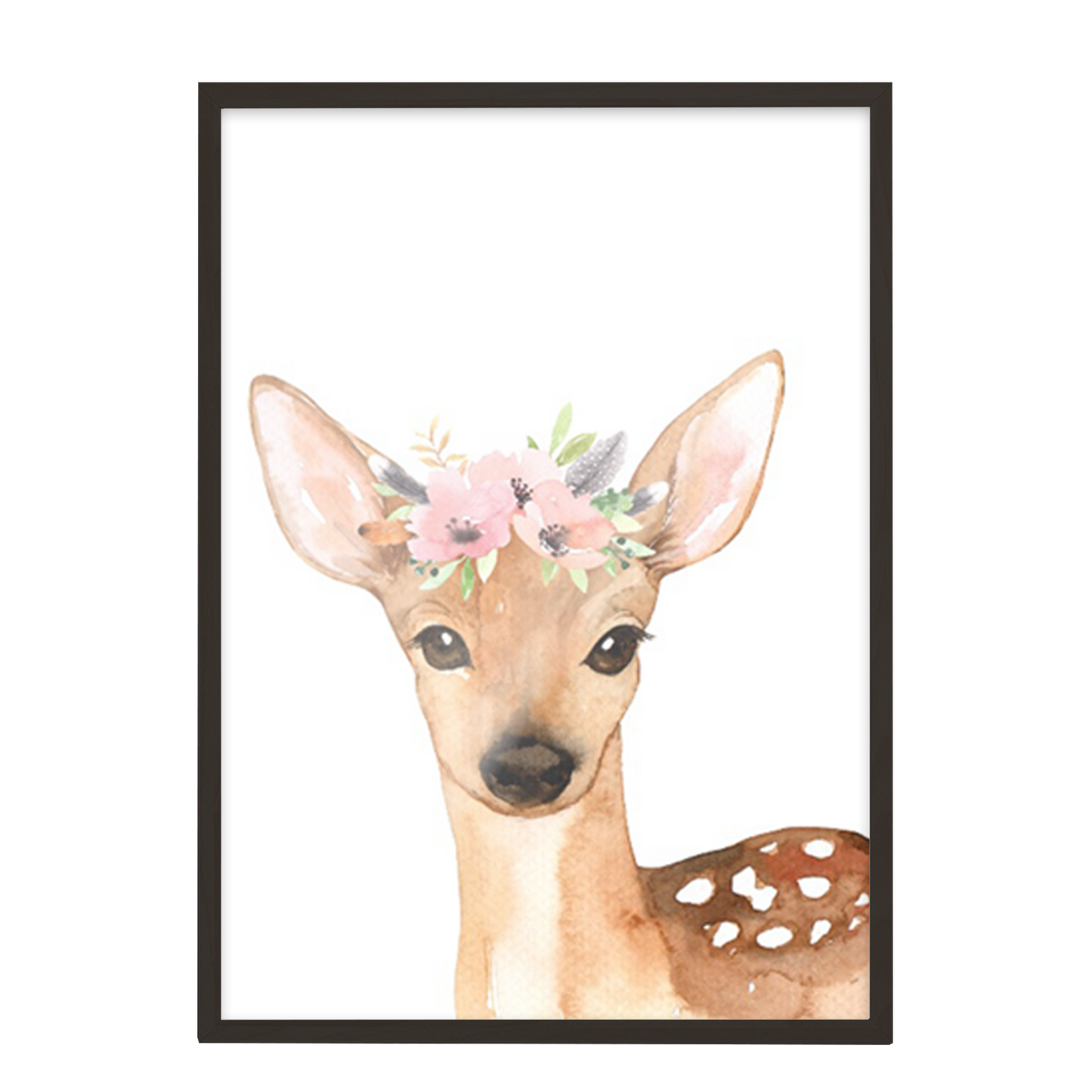 Animales Ciervo Flores decoración 187