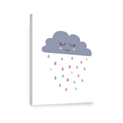 Ilustración Nube lluvia, decoración Niños/ Niñas 190