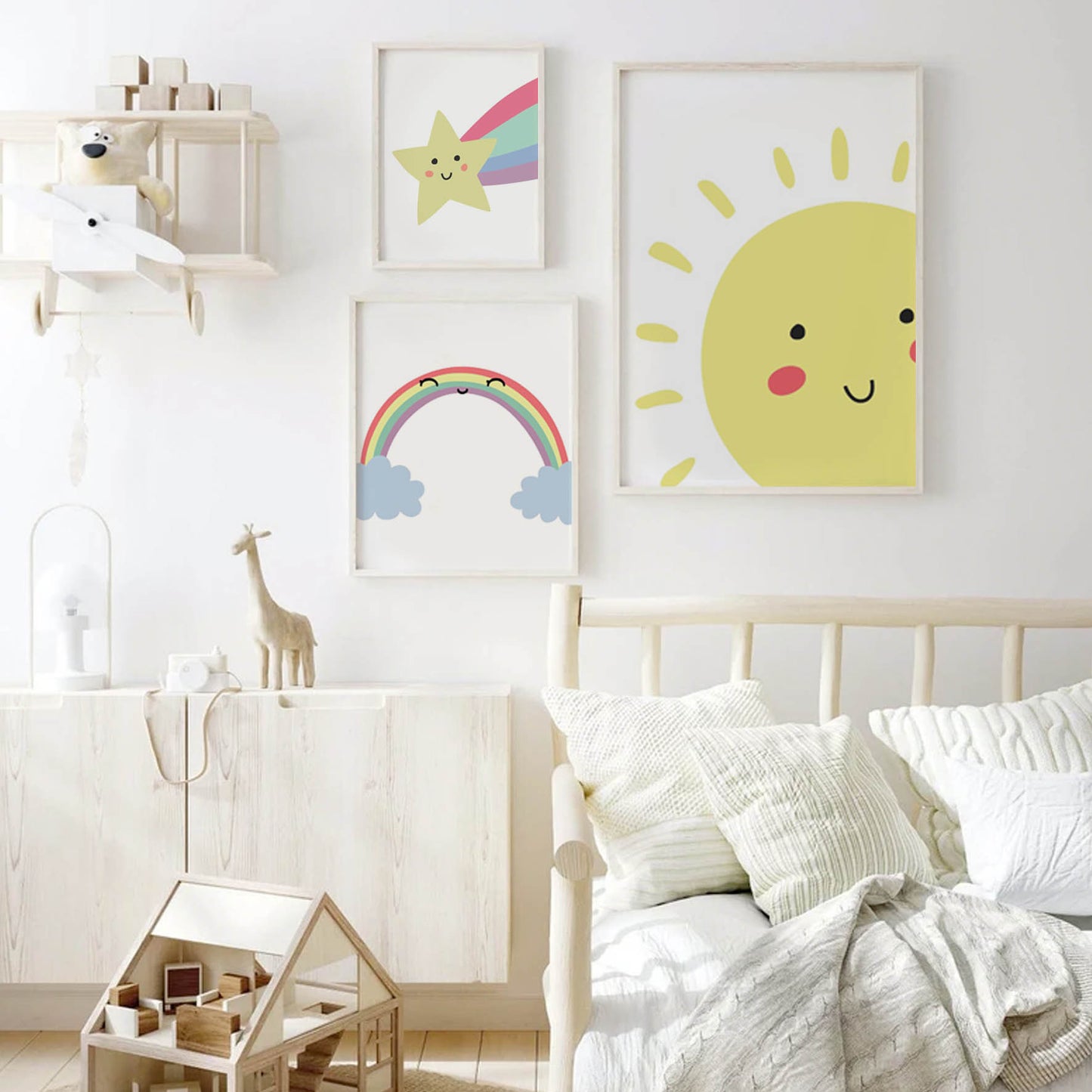 Ilustración arcoíris, decoración Niños/ Niñas 194