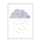 Ilustración Nube lluvia, decoración Niños/ Niñas 190