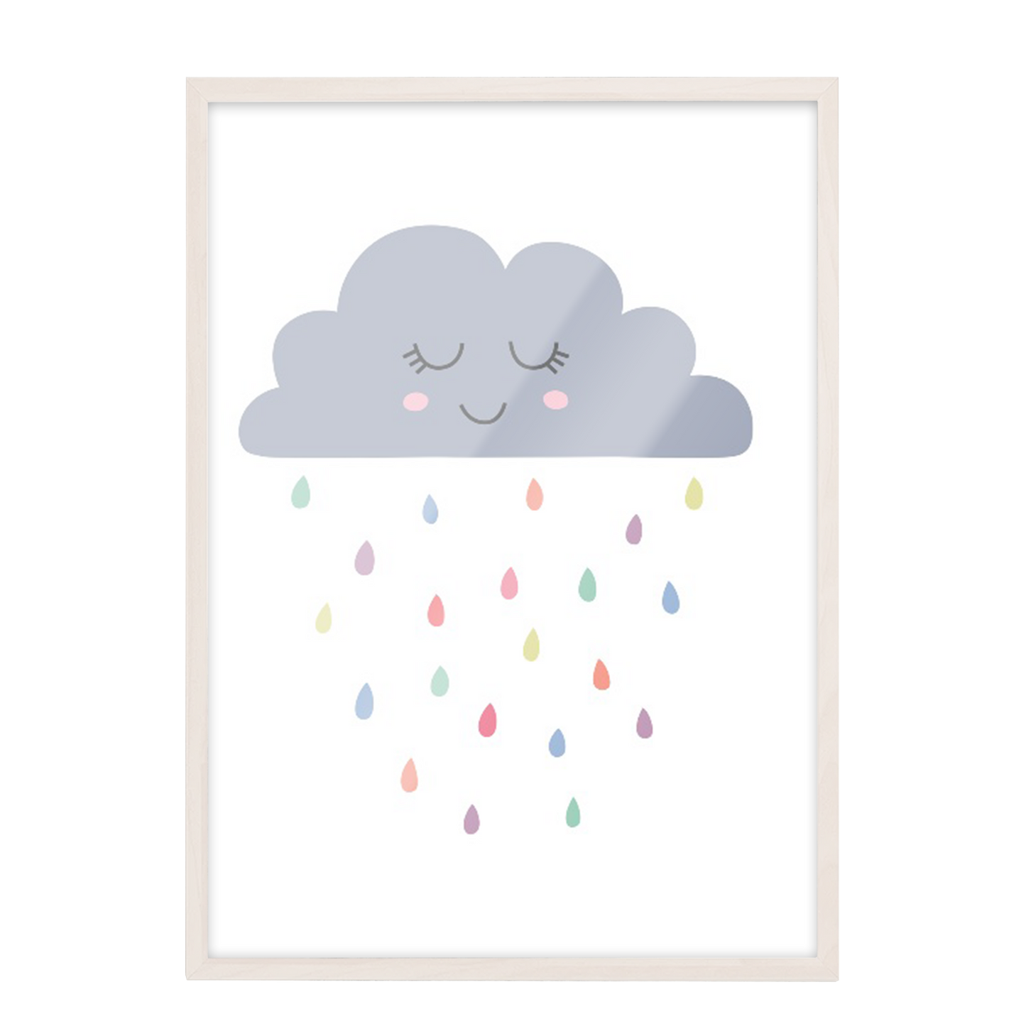 Ilustración Nube lluvia, decoración Niños/ Niñas 190