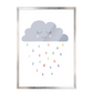 Ilustración Nube lluvia, decoración Niños/ Niñas 190