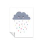 Ilustración Nube lluvia, decoración Niños/ Niñas 190