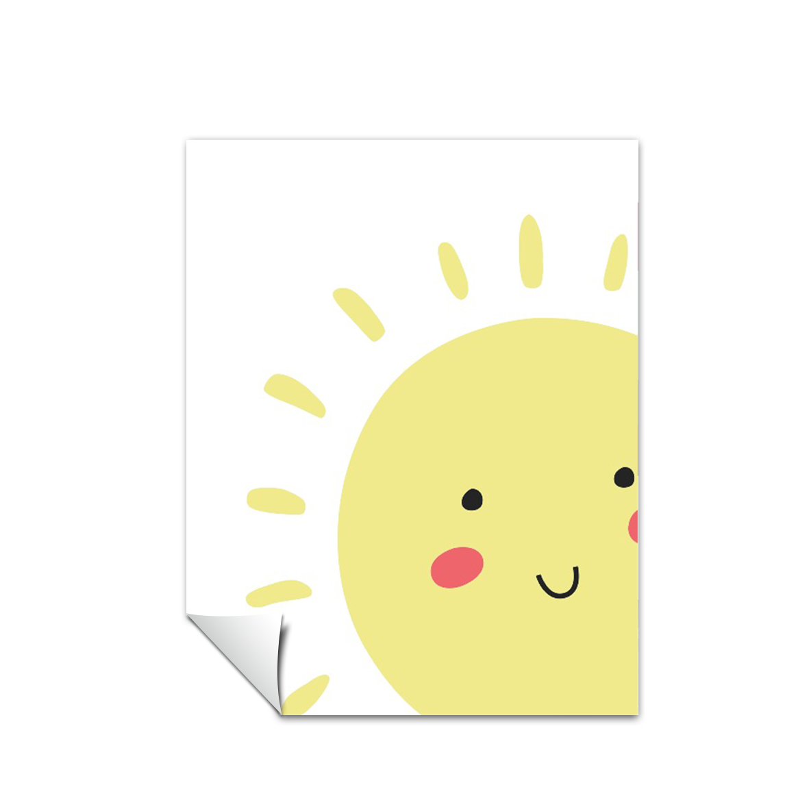 Ilustración Sol, decoración Niños/ Niñas 192