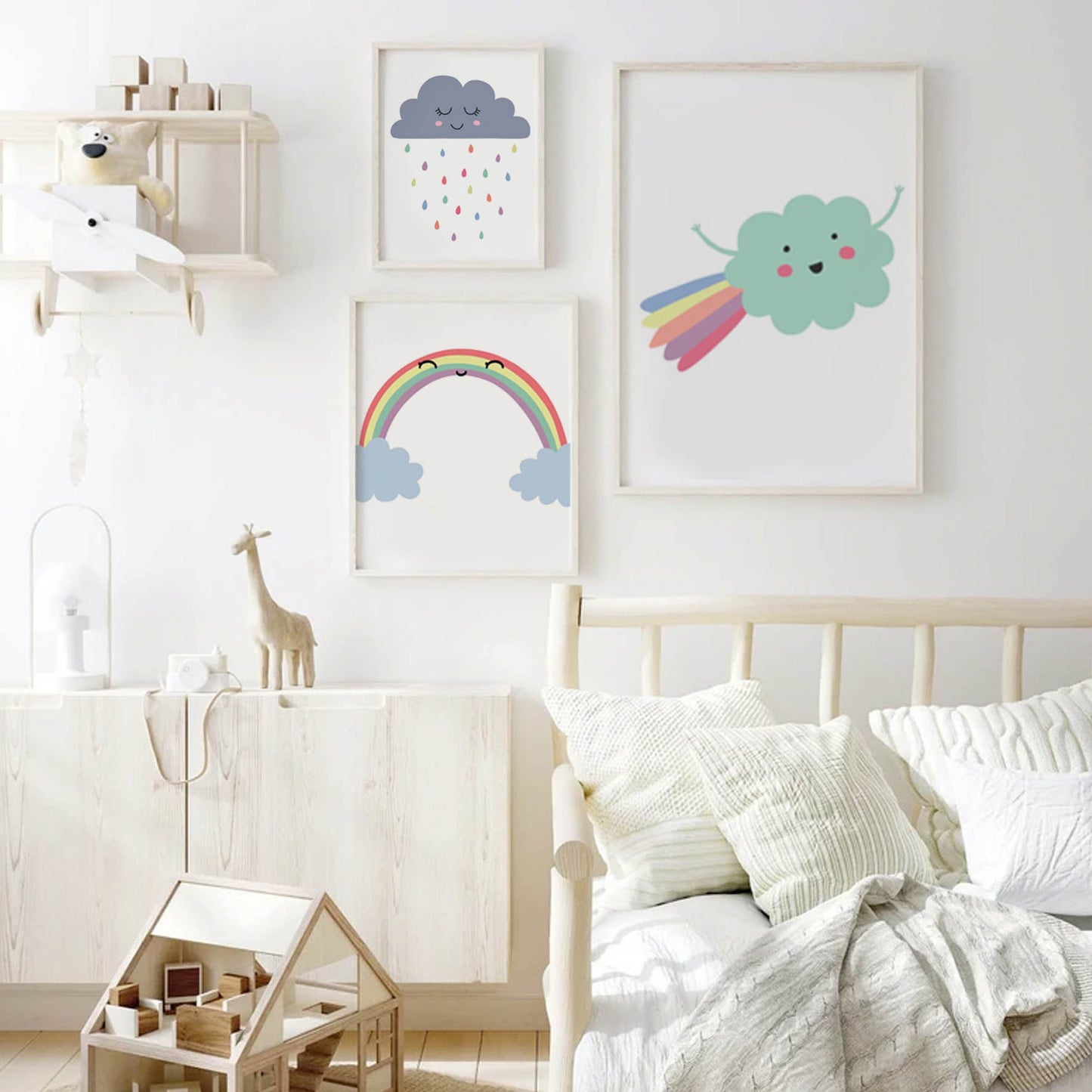Ilustración arcoíris, decoración Niños/ Niñas 194