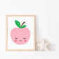 Ilustración Frutas Manzana, decoración 196