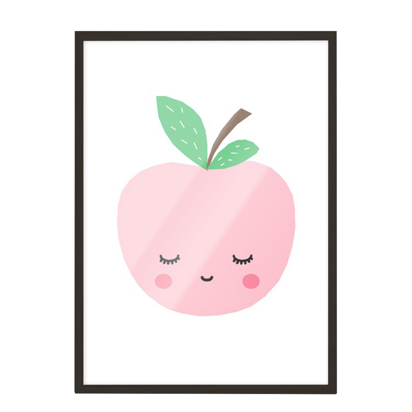 Ilustración Frutas Manzana, decoración 196