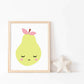Ilustración Frutas Pera, decoración 197