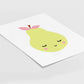 Ilustración Frutas Pera, decoración 197
