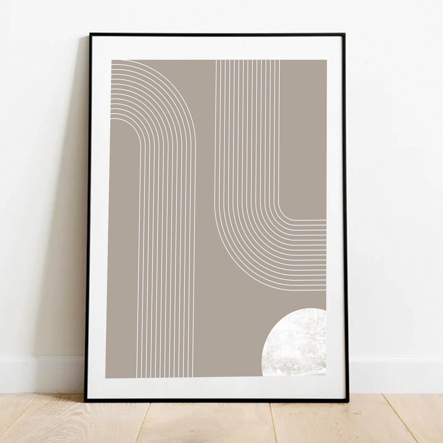 Minimalista abstracta, boho beige 20
