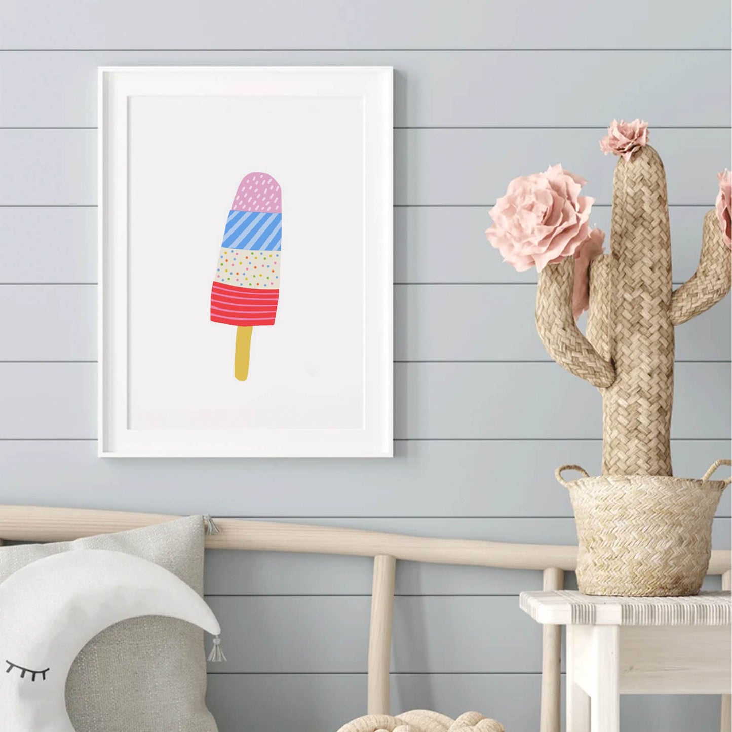 Ilustración helado colores, decoración 202