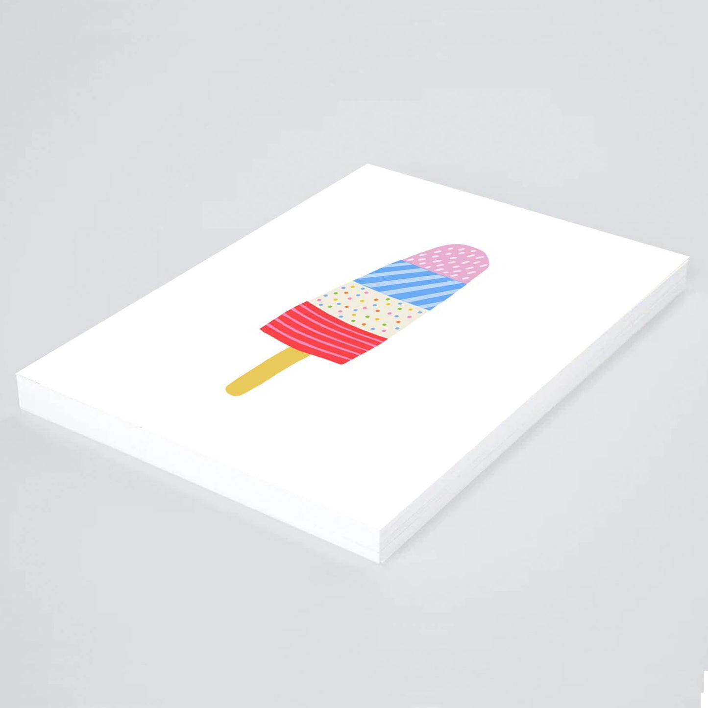 Ilustración helado colores, decoración 202