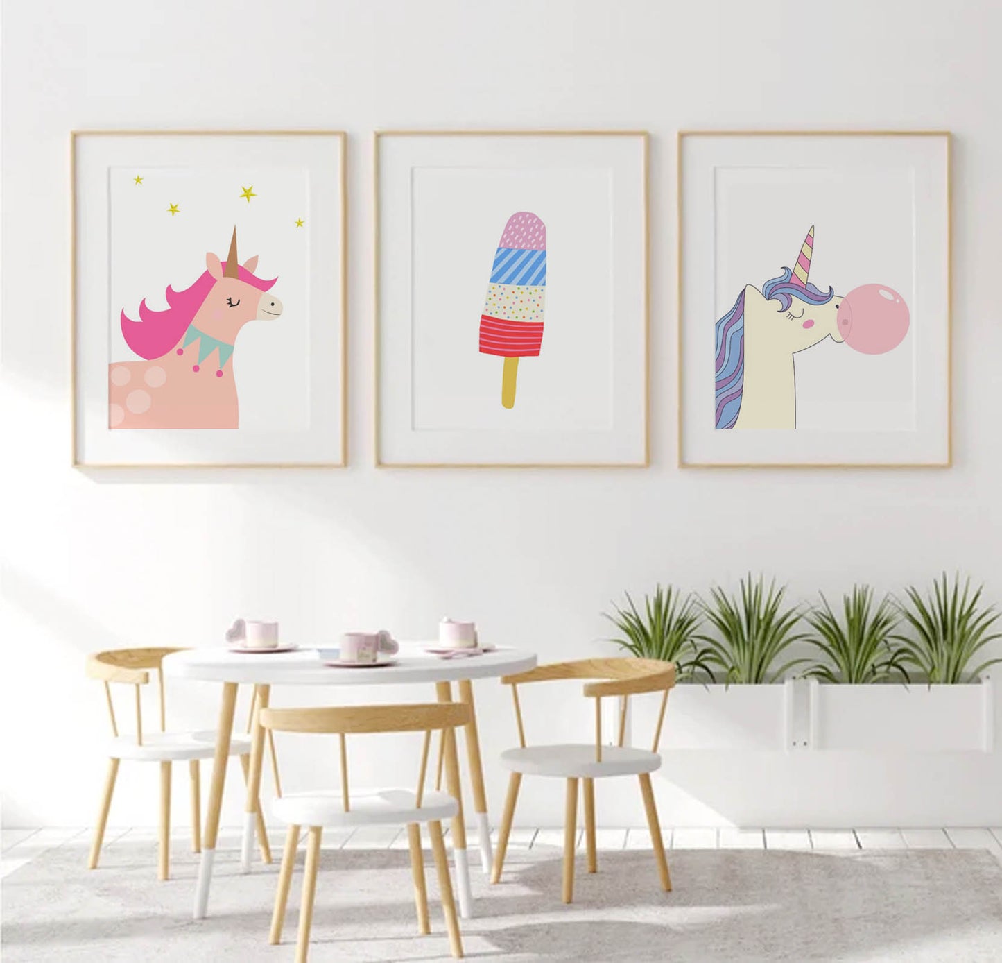 Ilustración helado colores, decoración 202