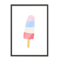 Ilustración helado colores, decoración 202