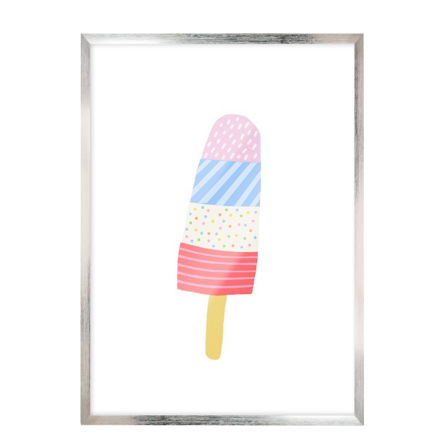 Ilustración helado colores, decoración 202
